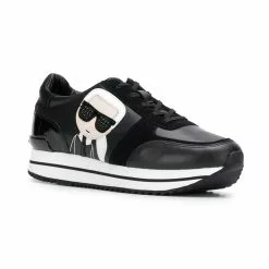 Karl Lagerfeld platform trainers