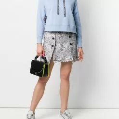 Karl Lagerfeld bouclé skirt