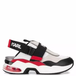Karl Lagerfeld logo slingback flatform sneakers