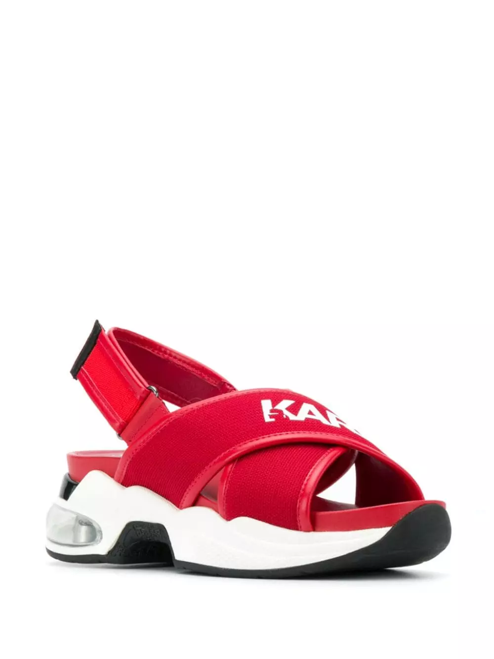 Karl Lagerfeld cross strap sporty sandals