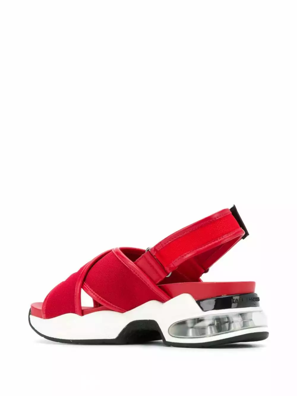 Karl Lagerfeld cross strap sporty sandals