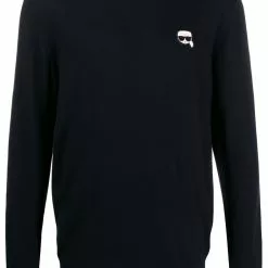 Karl Lagerfeld Karl logo embroidered sweater