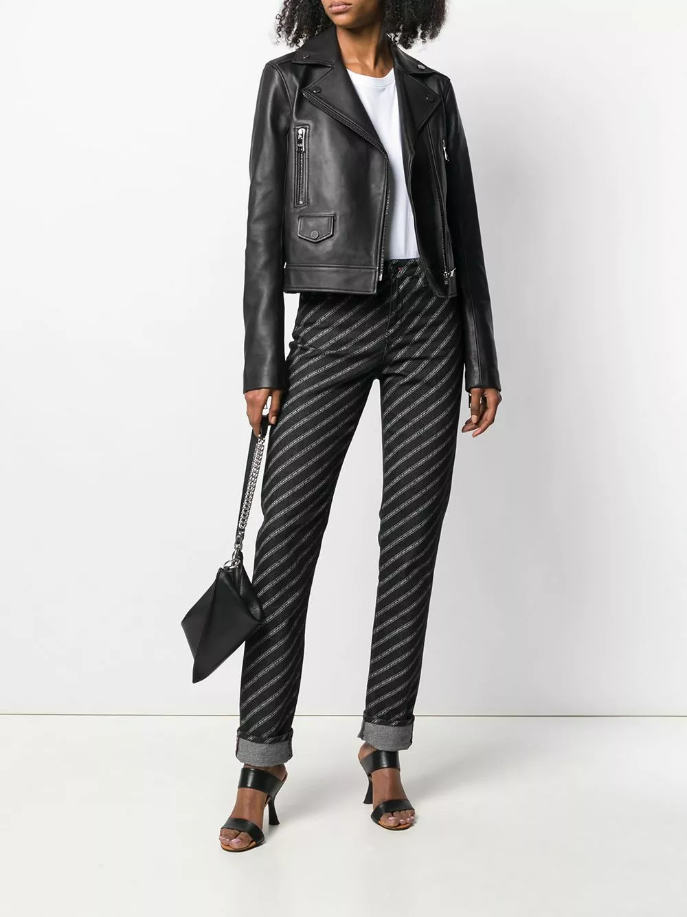 Karl Lagerfeld logo printed jeans