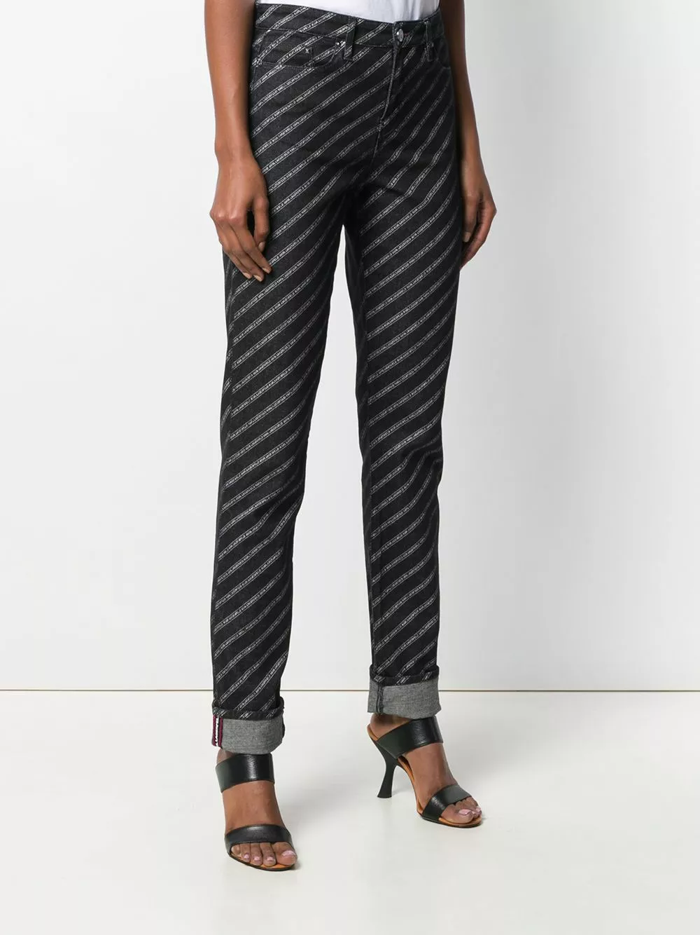 Karl Lagerfeld logo printed jeans