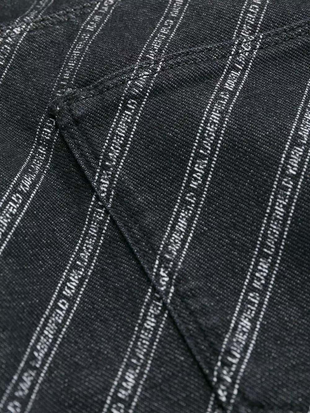 Karl Lagerfeld logo printed jeans