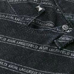 Karl Lagerfeld logo printed jeans