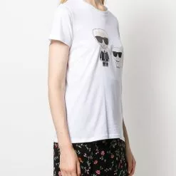 Karl Lagerfeld Ikonik Karl & Choupette T-shirt