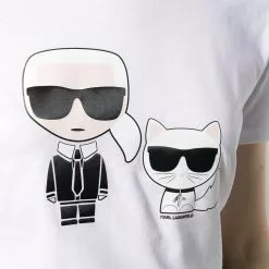 Karl Lagerfeld Ikonik Karl & Choupette T-shirt