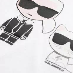 Karl Lagerfeld Ikonik Karl & Choupette T-shirt