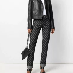 Karl Lagerfeld Ikonik leather biker jacket