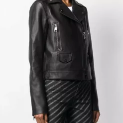 Karl Lagerfeld Ikonik leather biker jacket