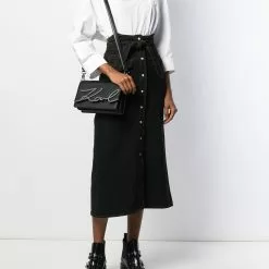 Karl Lagerfeld small K/Signature shoulder bag