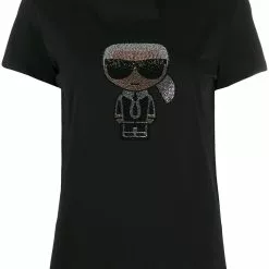 Karl Lagerfeld iconic embellished T-shirt