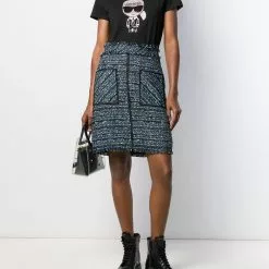 Karl Lagerfeld iconic embellished T-shirt