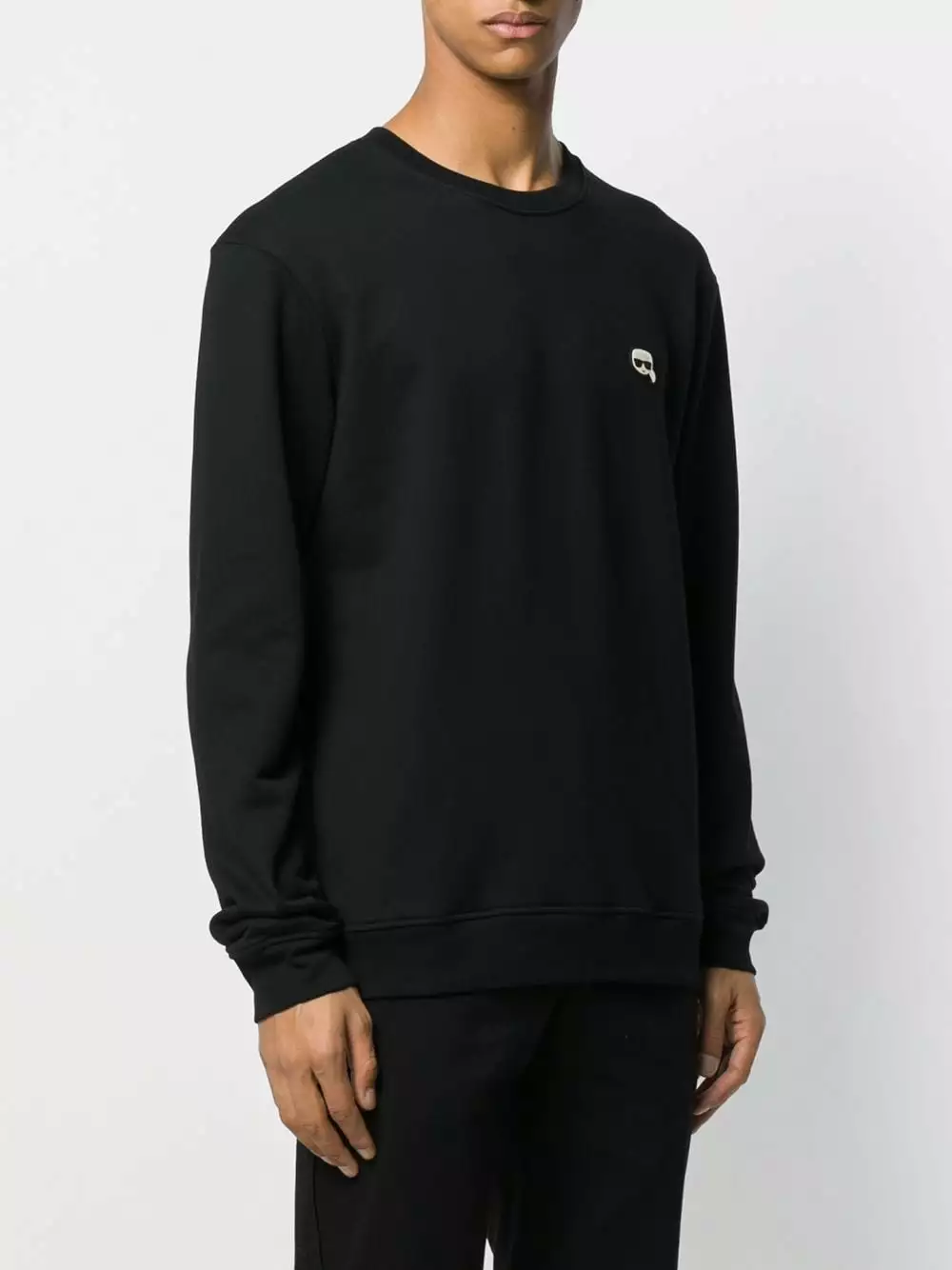Karl Lagerfeld rubber patch sweatshirt