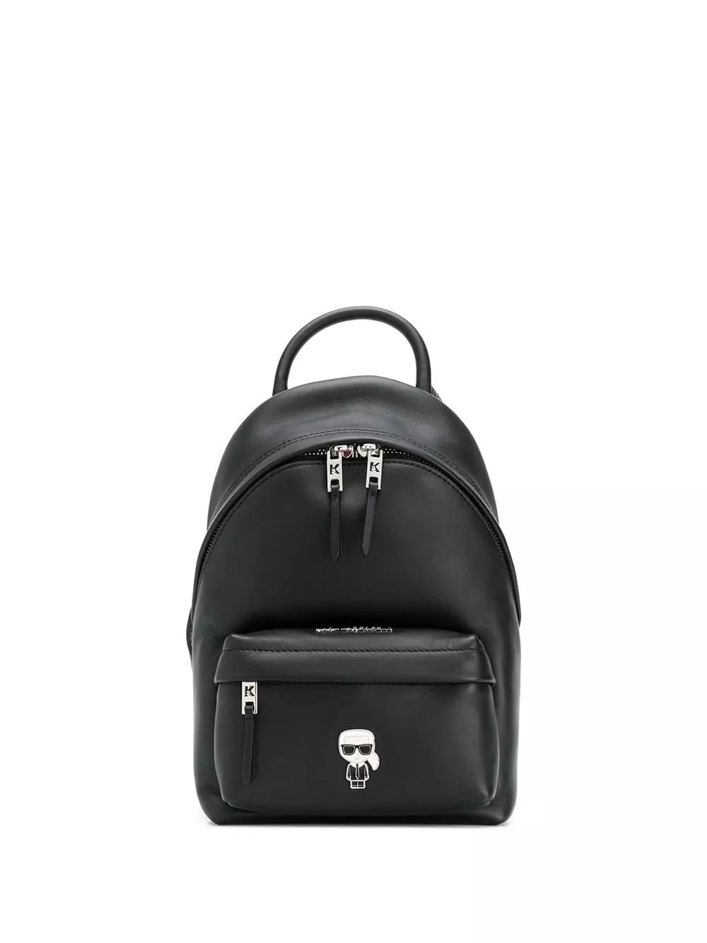 Karl Lagerfeld K/Ikonik metal logo backpack