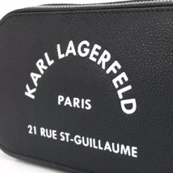 Karl Lagerfeld Address logo crossbody bag