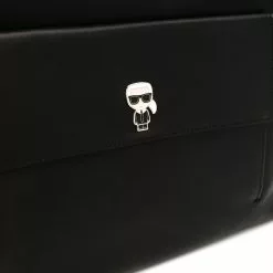 Karl Lagerfeld K/Ikonik logo pin tote bag