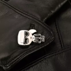 Karl Lagerfeld K/Ikonik pin cuff gloves