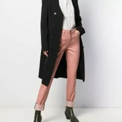 Karl Lagerfeld stitched bib detail blouse