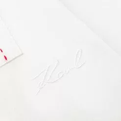 Karl Lagerfeld stitched bib detail blouse