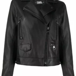 Karl Lagerfeld Ikonik leather biker jacket
