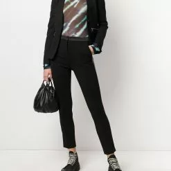 Karl Lagerfeld Punto logo tape trousers