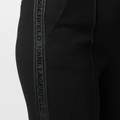 Karl Lagerfeld Punto logo tape trousers