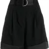 Karl Lagerfeld belted waist short