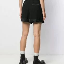 Karl Lagerfeld belted waist short