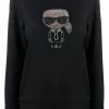 Karl Lagerfeld Ikonik rhinestone Karl sweatshirt