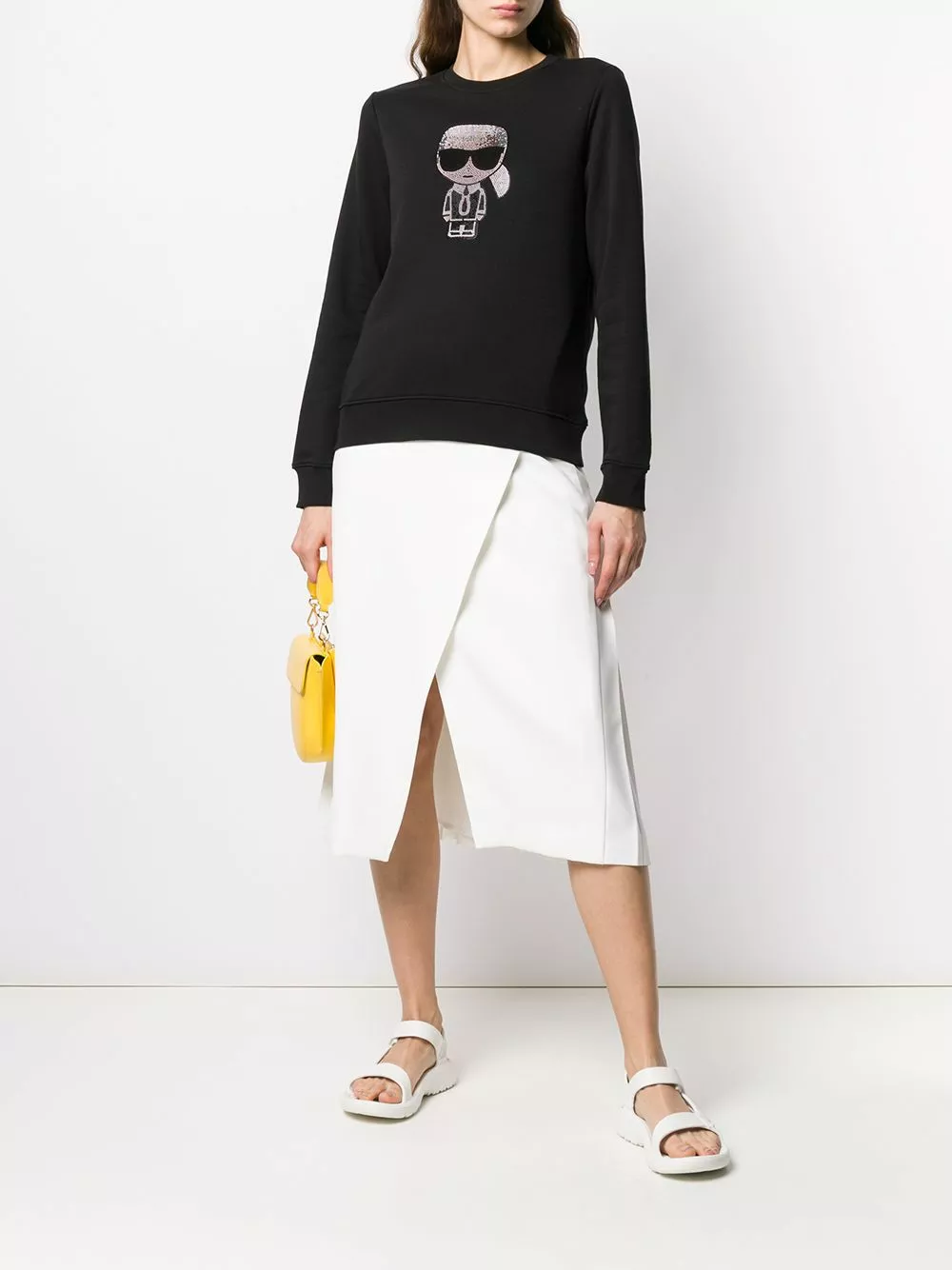 Karl Lagerfeld Ikonik rhinestone Karl sweatshirt