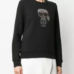 Karl Lagerfeld Ikonik rhinestone Karl sweatshirt
