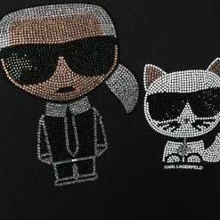 Karl Lagerfeld Ikonik crystal sweatshirt