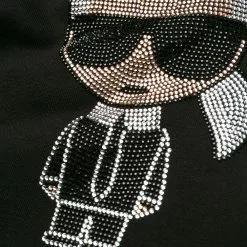 Karl Lagerfeld Ikonik crystal sweatshirt