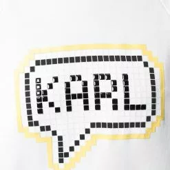 Karl Lagerfeld Karl pixel logo hoodie