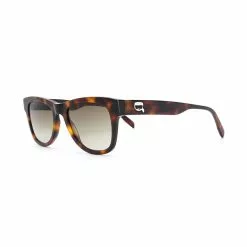 Karl Lagerfeld Ikonik tortoiseshell efect sunglasses