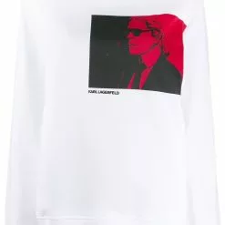 Karl Lagerfeld quote-print Karl sweatshirt
