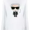 Karl Lagerfeld Karl motif long-sleeve top