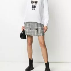 Karl Lagerfeld Karl motif long-sleeve top