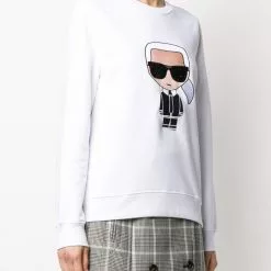 Karl Lagerfeld Karl motif long-sleeve top