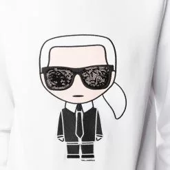 Karl Lagerfeld Karl motif long-sleeve top