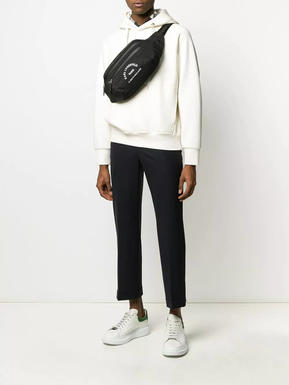 Karl Lagerfeld Address print belt bag