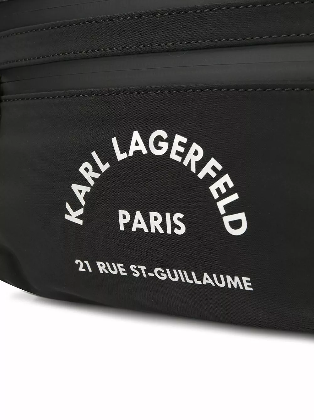 Karl Lagerfeld Address print belt bag