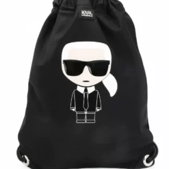 Karl Lagerfeld Ikonik Karl print backpack