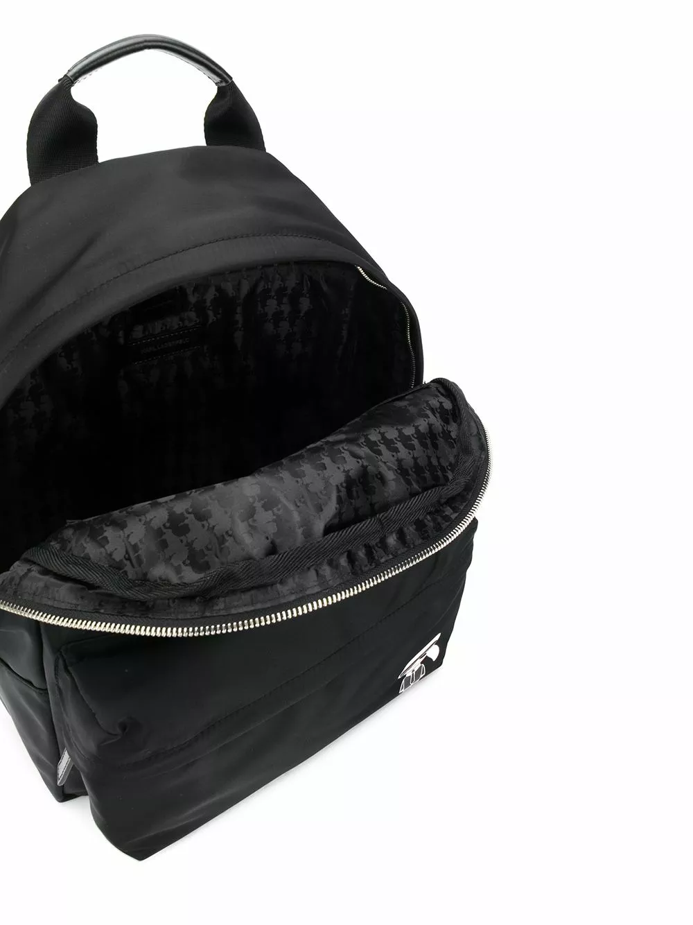Karl Lagerfeld Karl icon print backpack