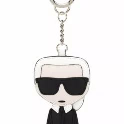 Karl Lagerfeld Karl embroidered keychain