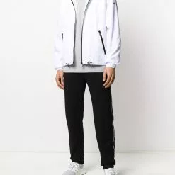 Karl Lagerfeld two-tone zipped jacket