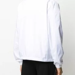 Karl Lagerfeld two-tone zipped jacket