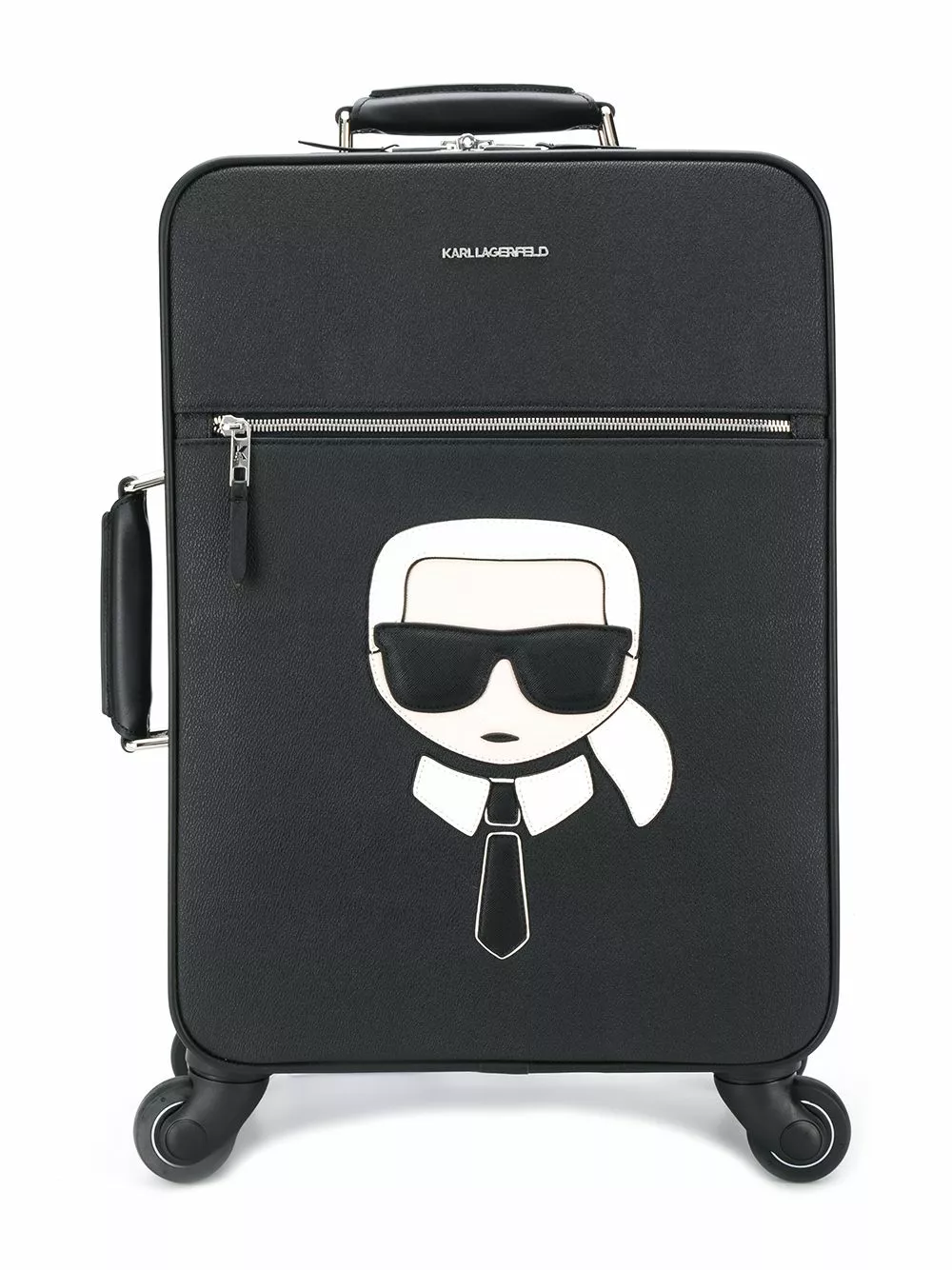 Karl Lagerfeld K/Ikonik logo suitcase